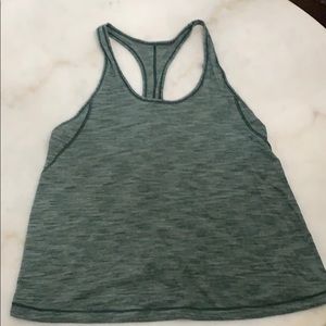 Like new! Lululemon tank green size 4